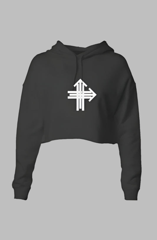 Upward &amp;amp; Onward Women&amp;#39;s Motivational Crop Hoodie