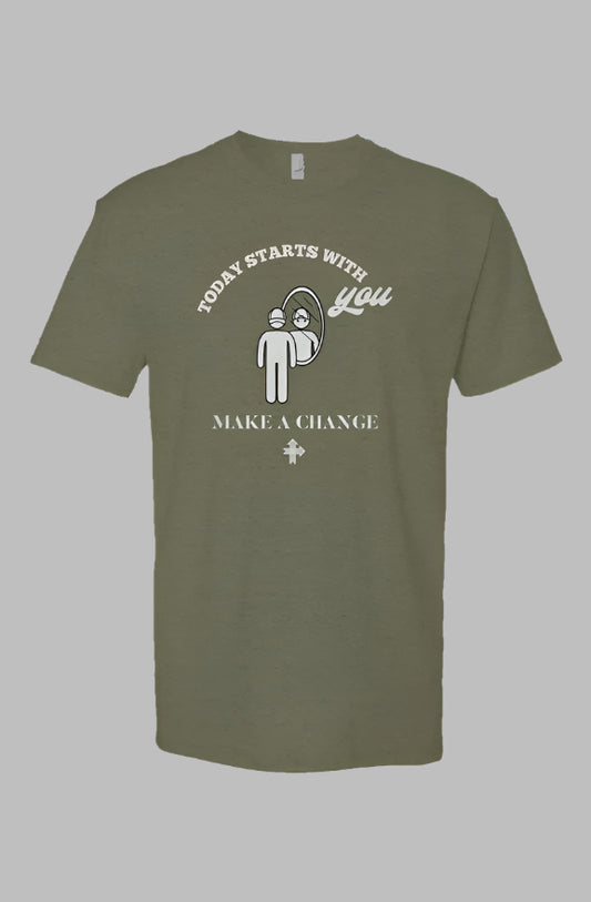 MAKE A CHANGE Upward & Onward Gym Shirt