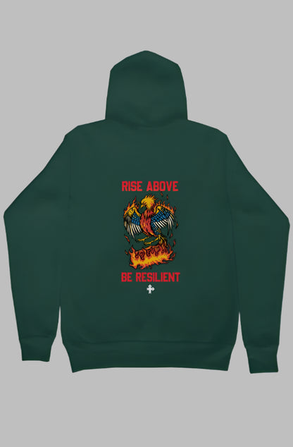RISE ABOVE Upward & Onward Gym Hoodie
