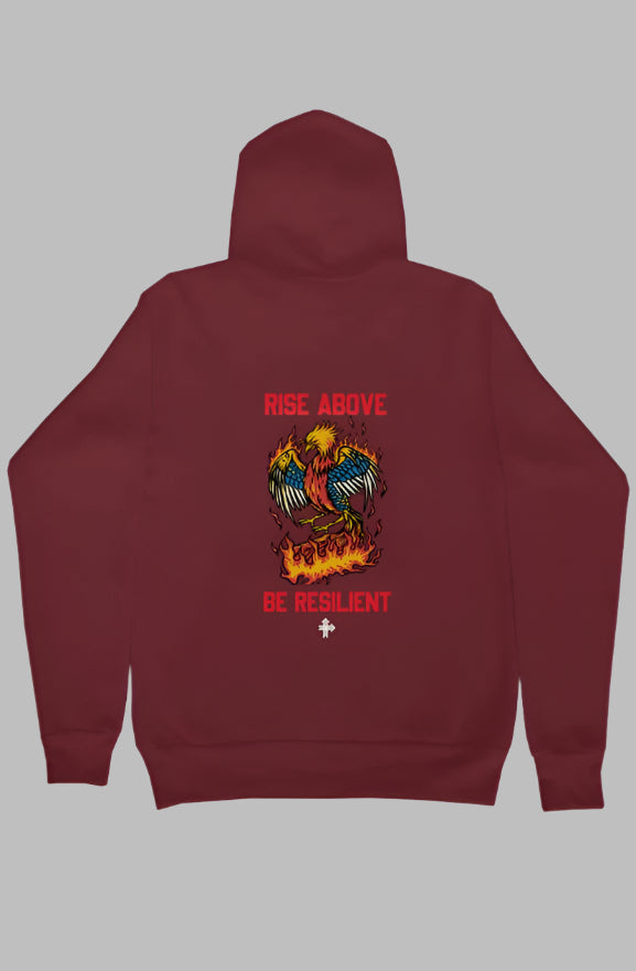RISE ABOVE Upward & Onward Gym Hoodie 