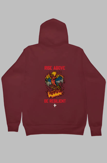RISE ABOVE Upward & Onward Gym Hoodie 