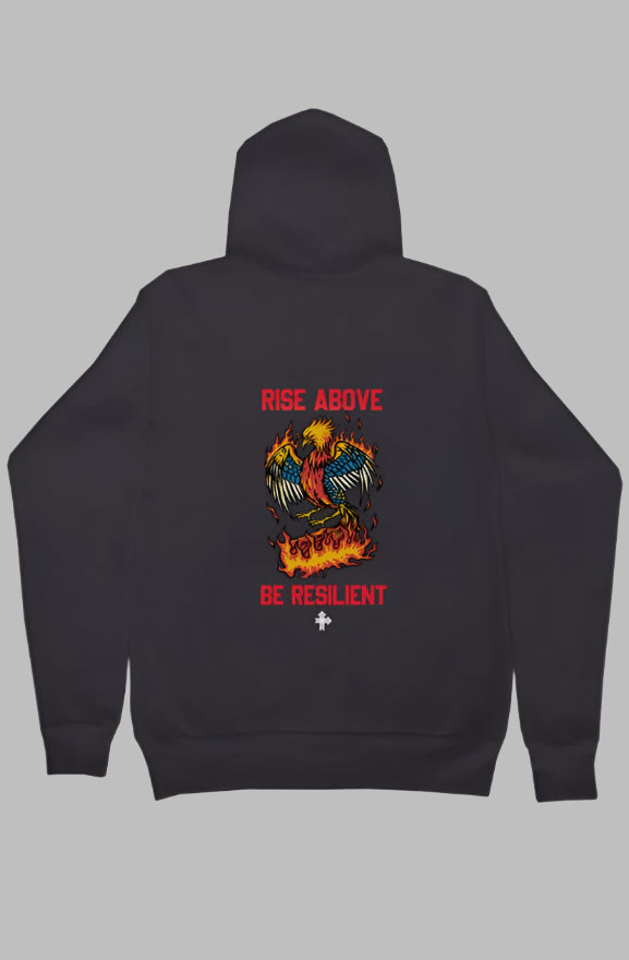 RISE ABOVE Upward & Onward Gym Hoodie 