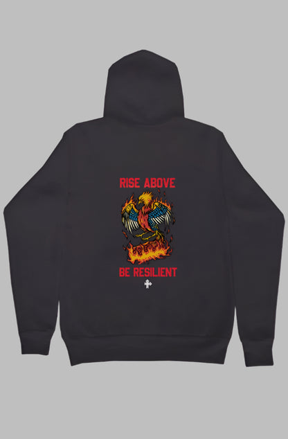 RISE ABOVE Upward & Onward Gym Hoodie 
