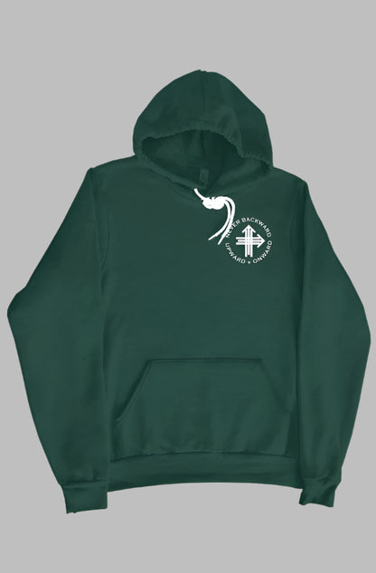 NEVER BACK Upward & Onward Gym Hoodie 