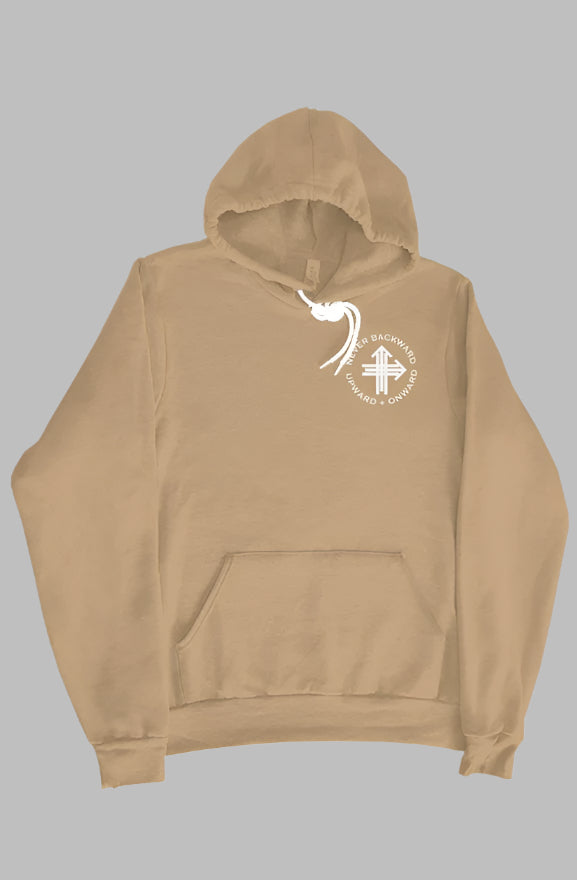 NEVER BACK Upward & Onward Gym Hoodie 