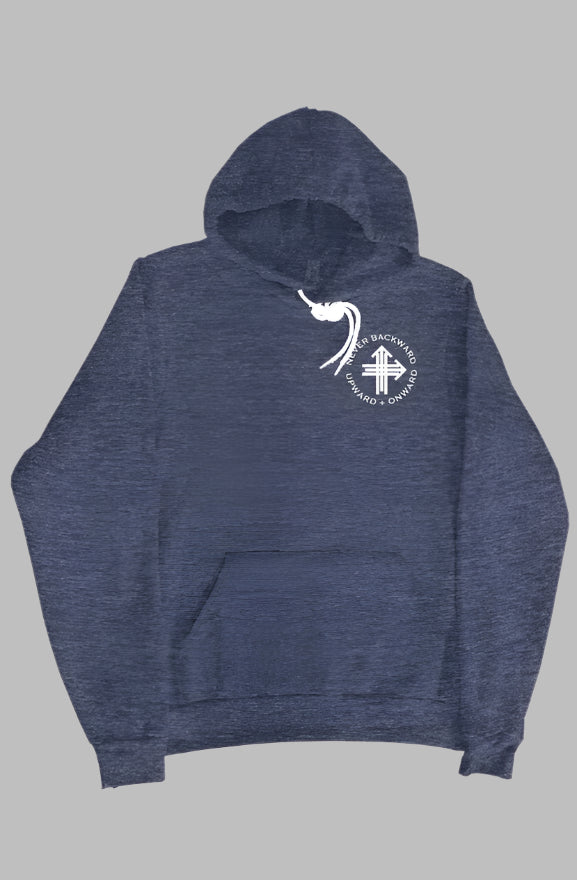 NEVER BACK Upward & Onward Gym Hoodie 