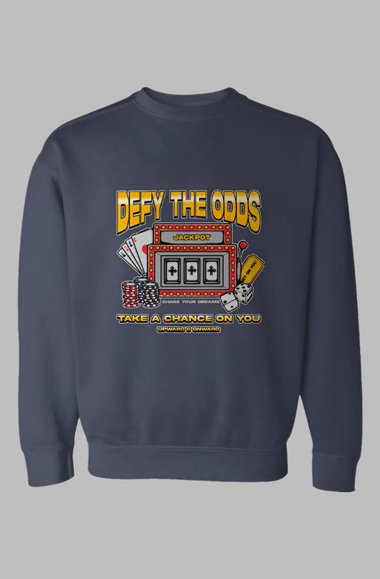 DEFY THE ODDS Upward & Onward Gym Sweatshirt