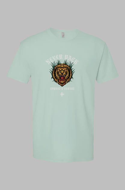 NEVER BACK Upward & Onward Gym Shirt