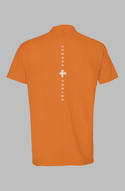 NEVER BACK Upward & Onward Gym Shirt