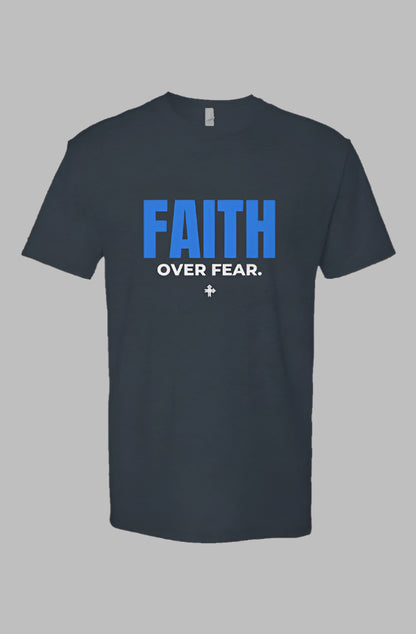 FAITH OVER FEAR Upward & Onward Statement Shirt