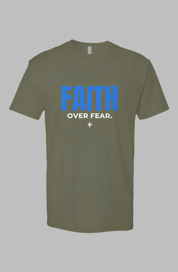 FAITH OVER FEAR Upward & Onward Statement Shirt
