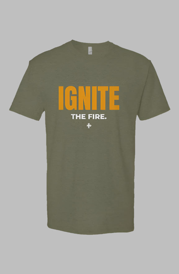 IGNITE THE FIRE Upward & Onward Statement Shirt 