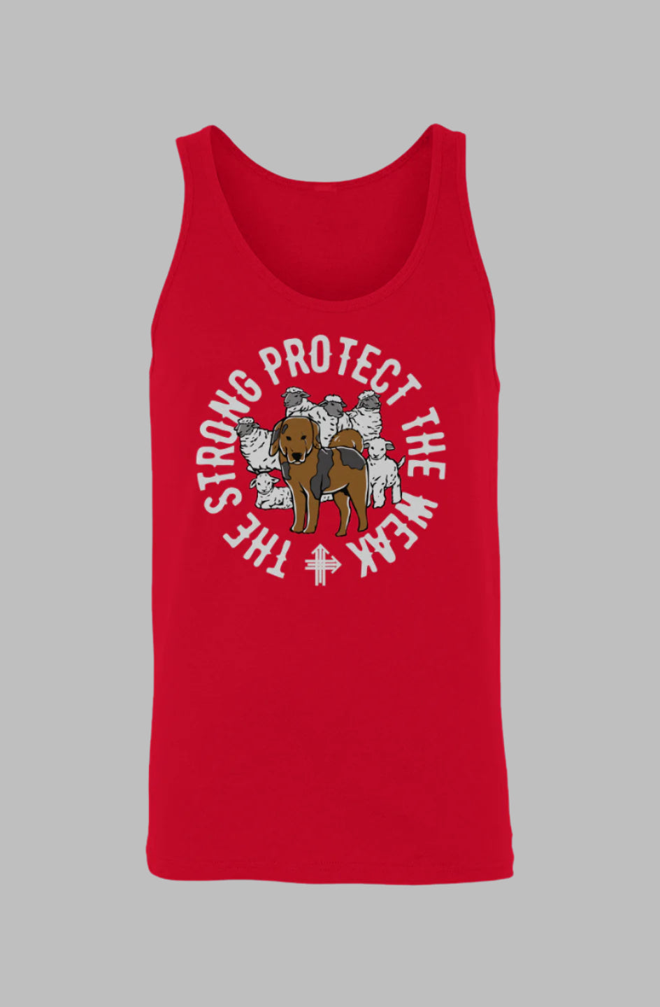 THE STRONG PROTECT THE WEAK Upward & Onward Tank 