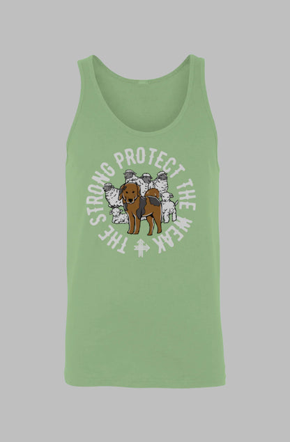 THE STRONG PROTECT THE WEAK Upward & Onward Tank 