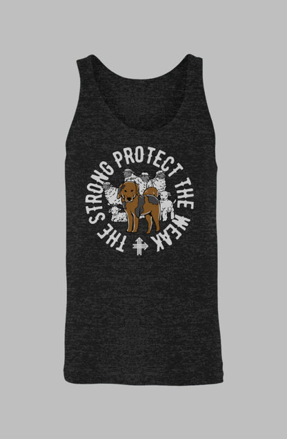 THE STRONG PROTECT THE WEAK Upward & Onward Tank 