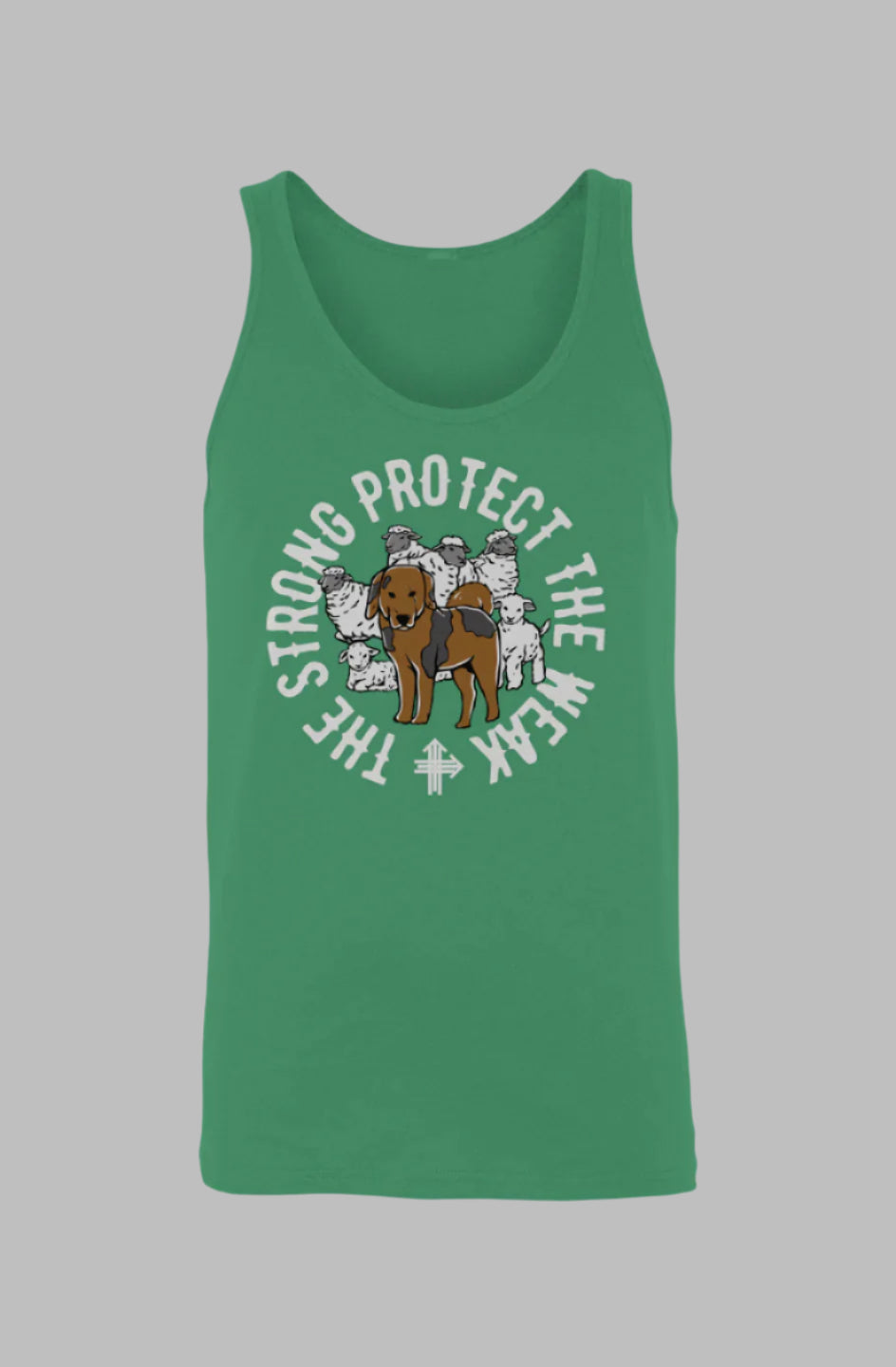 THE STRONG PROTECT THE WEAK Upward & Onward Tank 