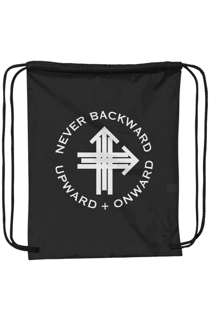 Upward & Onward Drawstring Bag