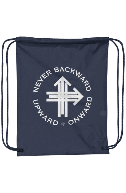 Upward & Onward Drawstring Bag