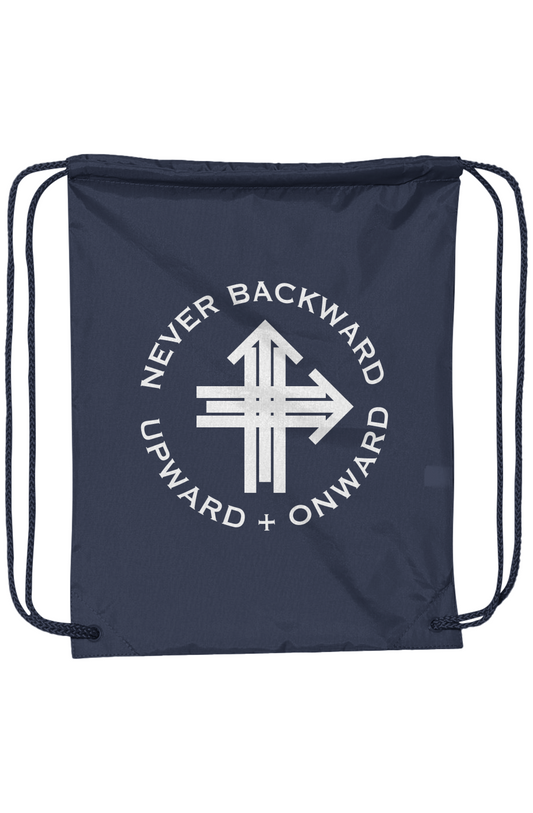 Upward & Onward Drawstring Bag