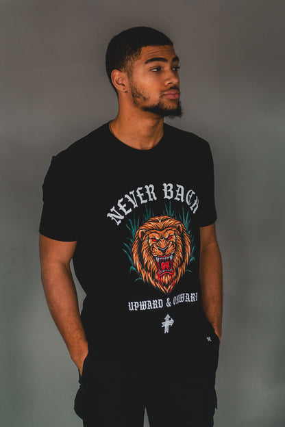 NEVER BACK Gym Shirt