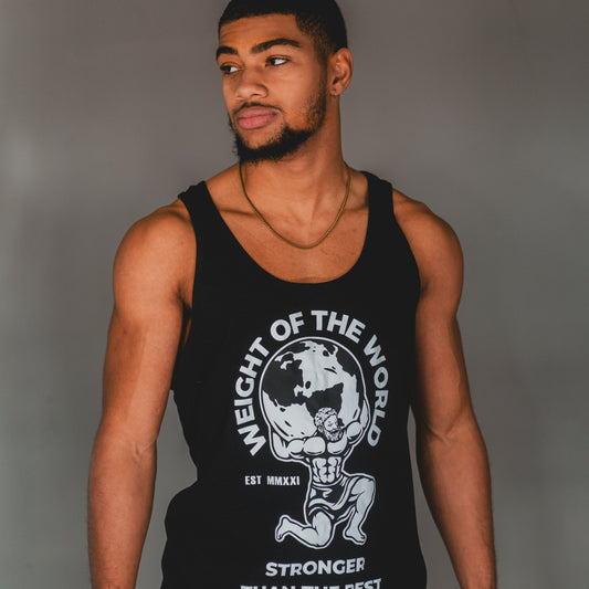 WEIGHT OF THE WORLD Upward & Onward Gym Tank